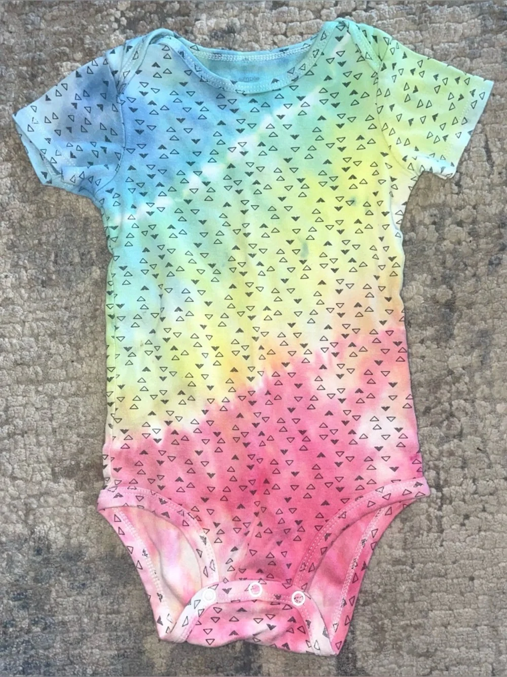 Carters tie dye bodysuit size 24 months